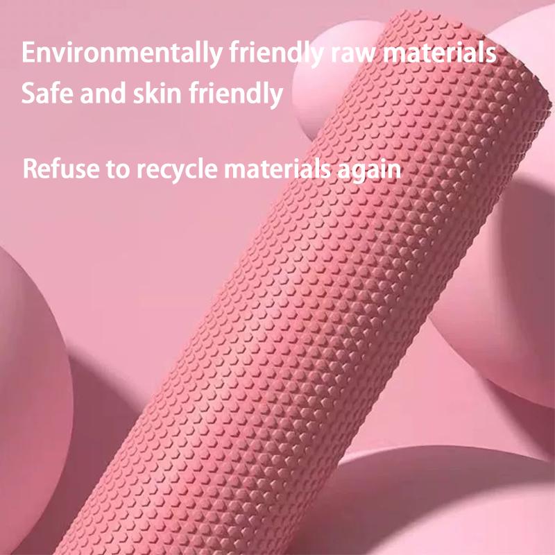 Круглый ролик для йоги из пены ЭВА, шестигранный ролик для упражнений пилатес, улучшенные домашние тренировки, диаметр 9,6 см, длина 30 см