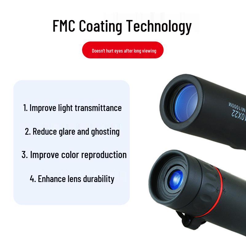 Portable HD Mini Monocular with Night Vision for Mobile Phone Photography