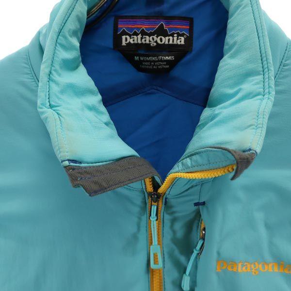 Patagonia Застежка-молния Лучший M Зеленоватый Логотип вышивка, тонкий наполнитель, для улицы Женский Б/У