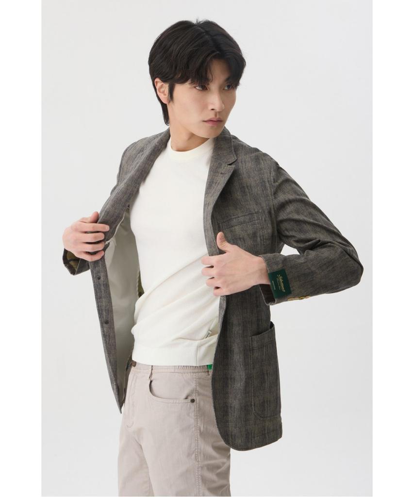 Brentwood Cotton Washed Check Jacket Brjcs26271Khx