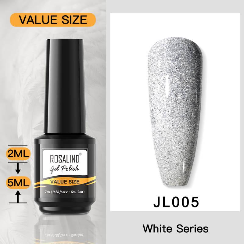 ROSALIND 7ml Soak Off Гель-лак яркий для дизайна ногтей LED / УФ-лампа