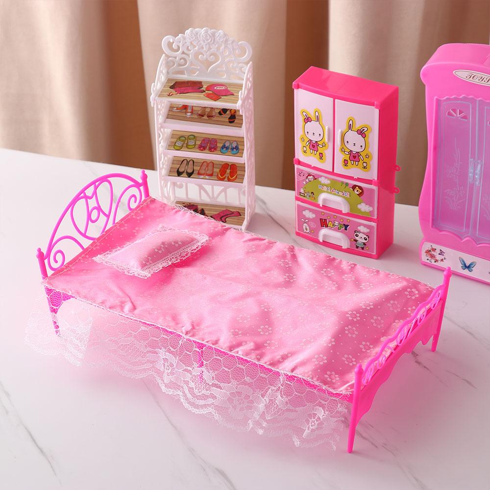 Аксессуары Гостиная Шкаф/Кровать/Полка для обуви Миниатюрная мебель Кукольная мебель для кукол