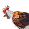 Садовая статуя петуха, фигурка животного, газонное украшение, художественная скульптура для патио, фермы, дома