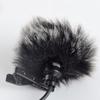 Durable Black Microphone Furry Cover Windscreen Windshield Muff Fur for Wm6 WM8 M1