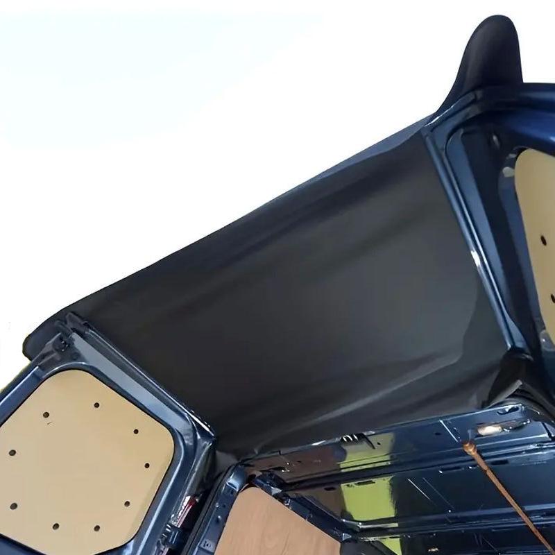 Черный солнцезащитный козырек и тент на заднюю дверь из ткани Оксфорд 600D для больших транспортных средств