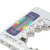 Цифровой индикатор емкости батарей Универсальный D C N AAA AA 9V 1.5V Анализатор таблеточных батареек Серебристый
