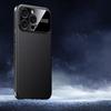 Soft Armor Cooling Plain Leather Hybrid PC Phone Case