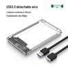 2.5" Transparent USB 3.1 Type-C HDD Enclosure