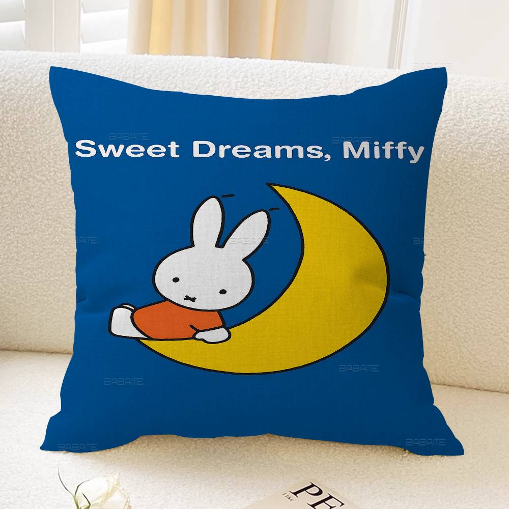 Cartoon Mmiffy Cute Pillow Gifts Home Office Furnishings Bedroom Sofa Car Cushion Cover Case xcm