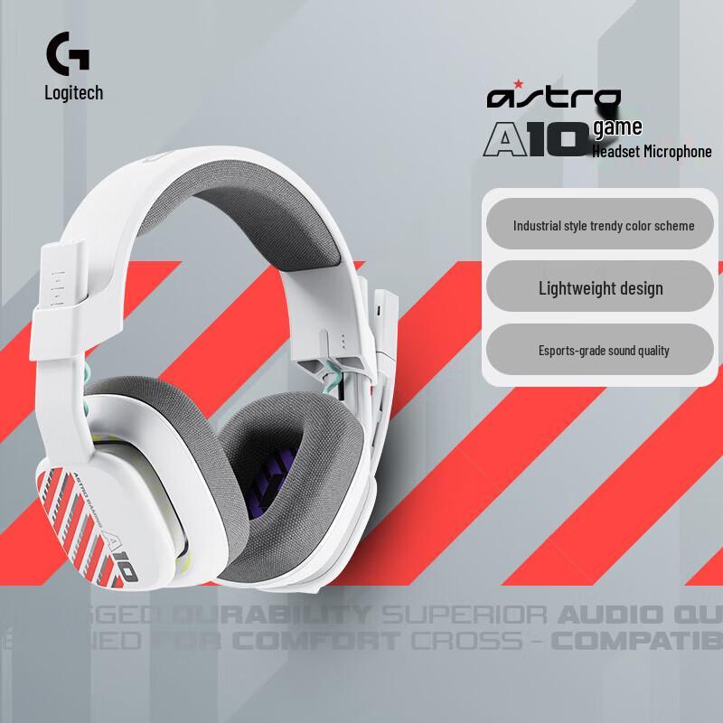 Logitech Проводная игровая гарнитура Astro A10 с микрофоном