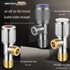 ZH222 Stainless Steel Angle Valve with Thickened Brass Core