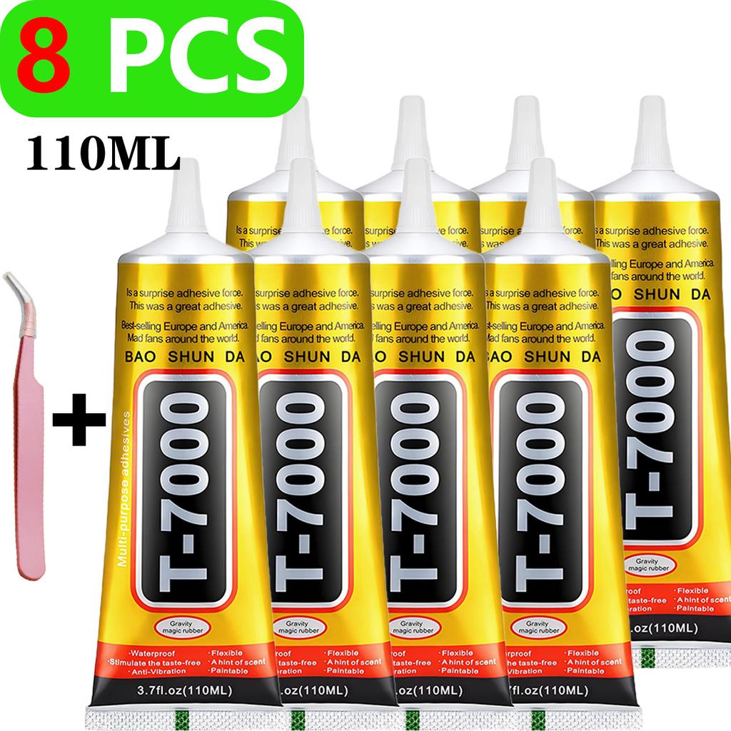 T7000/E8000 Mobile Phone Adhesive – Factory Direct, Buy One Get One Free. Ideal for schools, home DIY projects, jewellery, displays, toy mode