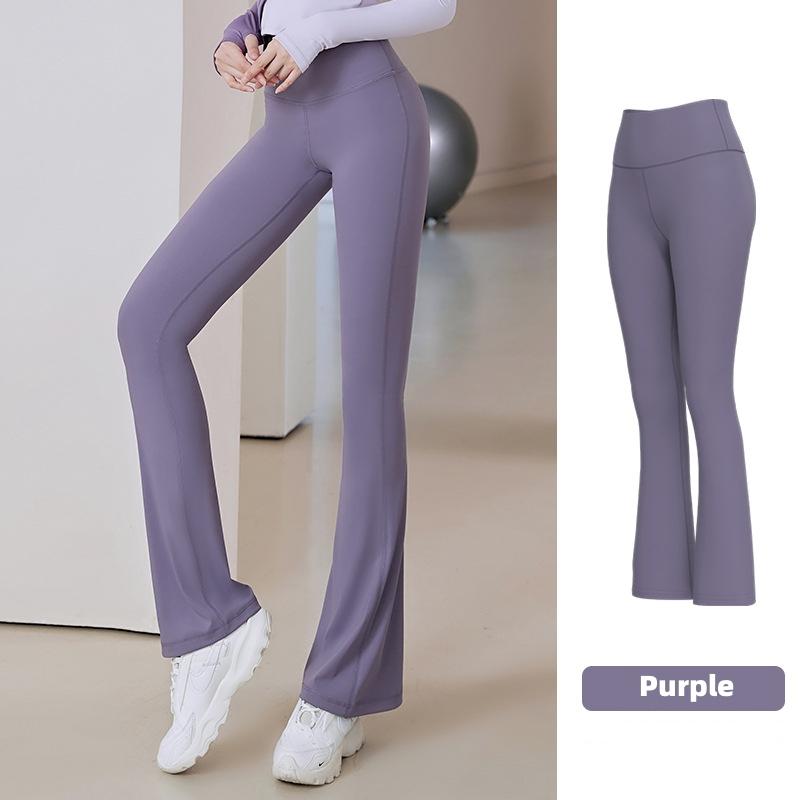 Расклешенные брюки для йоги, женские спортивные штаны для йоги с высокой талией, утягивающие леггинсы для фитнеса, женские брюки для пилатеса, широкие брюки для тренировок, колготки для йоги