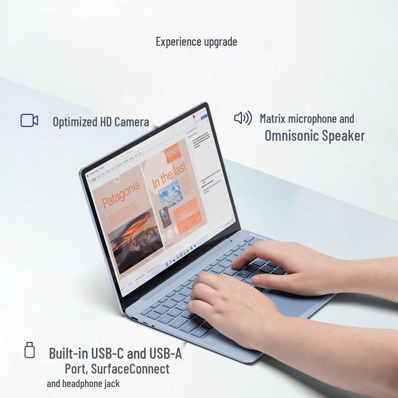 Microsoft Ноутбук Surface Laptop Go 2 с 12,4-дюймовым сенсорным экраном (Китайская версия)