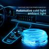 1/2/3/4/5M Car Interior Light Decorative Ambient Lamp 7 Color Multiple Modes Control USB Optical Fiber Neon Strip Atmosphere Bar