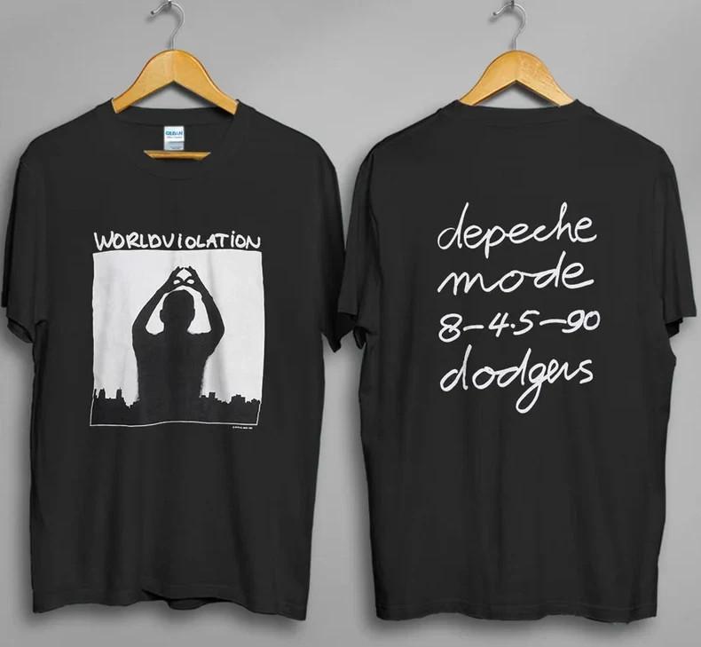Футболка унисекс с логотипом концертного тура Depeche Mode