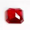 Flawless Natural Burmese Red Ruby 47.10 Ct Asscher Cut Certified Loose Gemstone