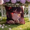 Аниме D-Date A Live Наволочка для подушки Домашняя и автомобильная Двухцелевая наволочка: Двусторонняя конструкция для максимального комфорта