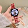 Ремешок из смолы 20 мм 22 мм для Samsung Galaxy Watch 3 41 мм 6 Classic 43 47 4 5 45 мм 42 40 44 мм active 2 ремешок для часов для Huawei 4 GT 3 pro для женщин и мужчин