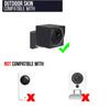 Easy To Install Protective Skin Stylish Silicone Case Home Protections Solutions for Outdoor Camera for Wyze Camera