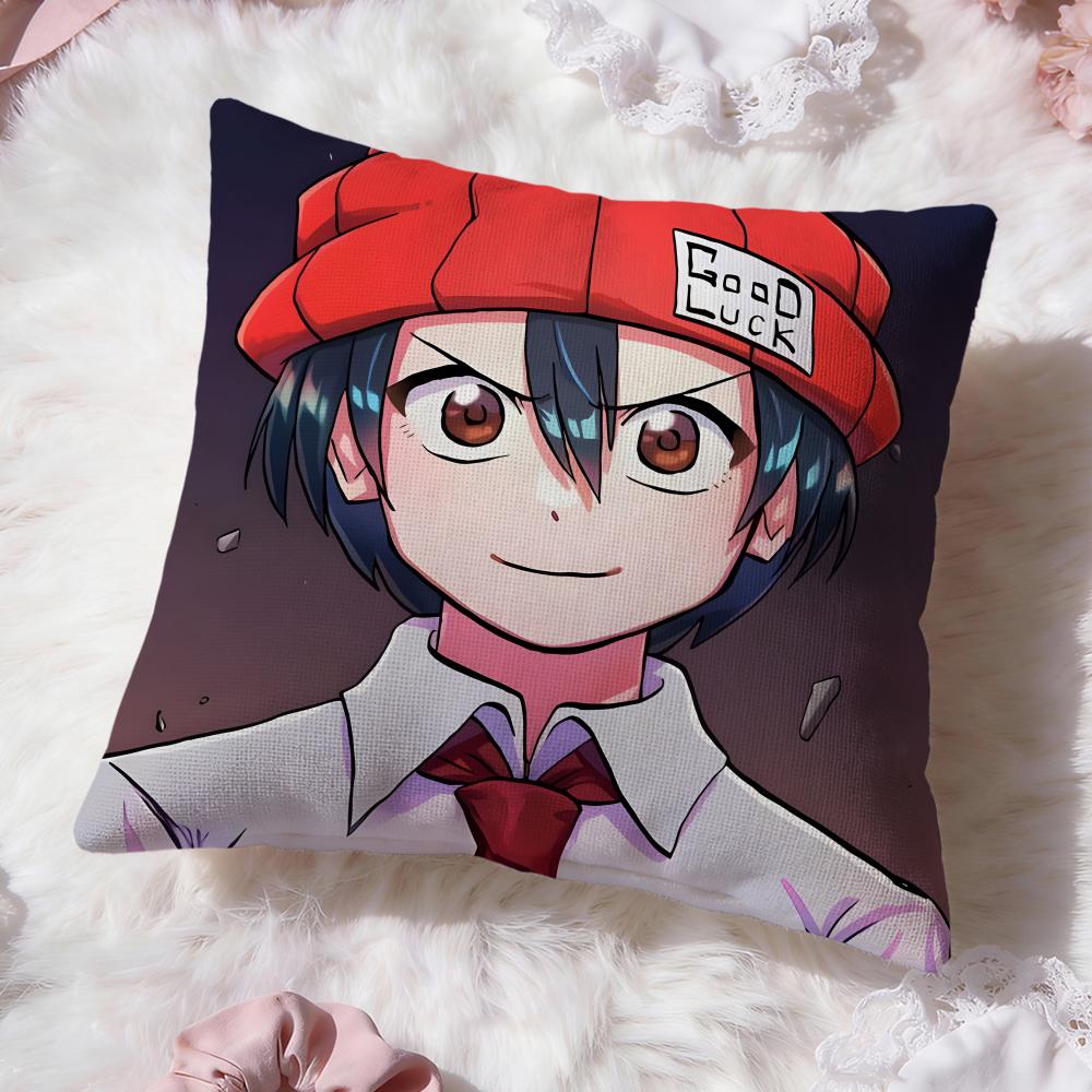 Undead Unluck anime Cushion Cover Premium Comfort Reversible Pillow Cove -Two in One Design for Any Room & Car Interior