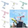 Micro USB Portable Usb Fan Type C Mini Fan 2in1 Fan Cooler  for Mobile Phone