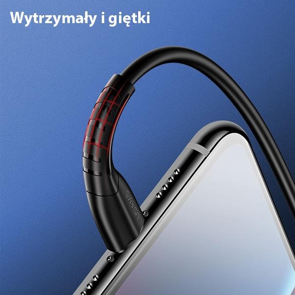 USAMS Cable U35 lightning 2A Fast Charge 1m white/white SJ364USB02 (US-SJ364)