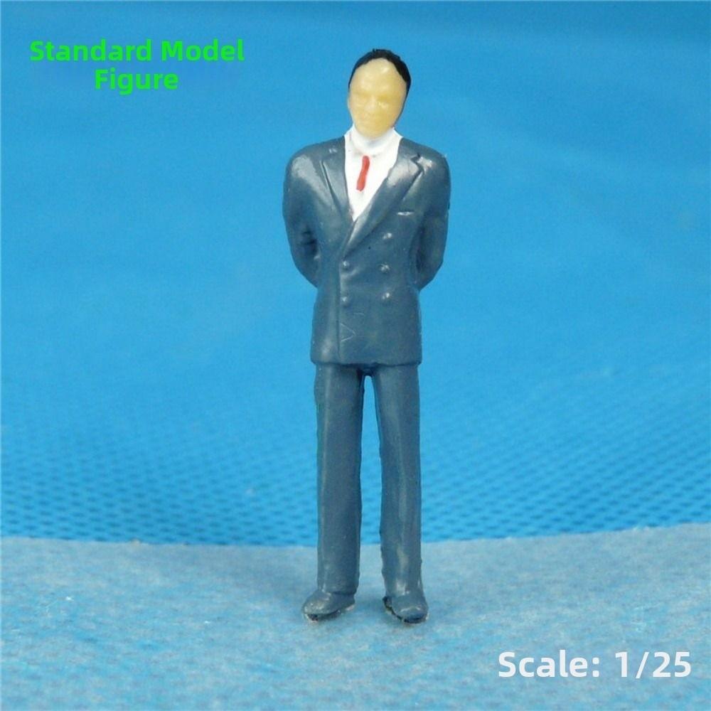 10pcs 1:42/1:30/1:25 Scale Sand Table Model Mixed Pose Mixed Color Building People DIY Handmade Simulation Human Model