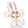 Hanging Jewelry Cute Lovers Keyring Backpack Pendant Hug Pig Key Ring  Lovers
