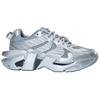 Fila Космическая мода Удобные низкие повседневные кроссовки Мужские кроссовки Жидкое серебро F12M433119FSA