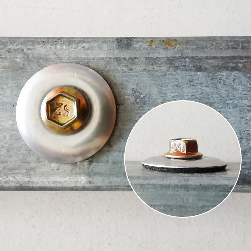 Саморезы по металлу из оцинкованной нержавеющей стали 304 с резиновой плоской шайбой для профнастила