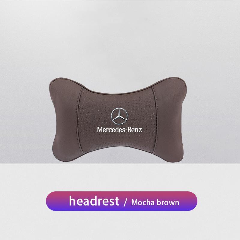 GLC GLB 1Pcs Car Interior Headrest Seat Head Support Neck Pillow For Mercedes Benz AMG W204 W205 W203 W211 W212 W213 W201 W210