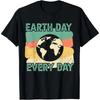 Eco Friendly Earth Day Men T-Shirt Cotton Sustainable Fashion Shirt Save Planet Climate Change Awareness Tee Men Women Unisex