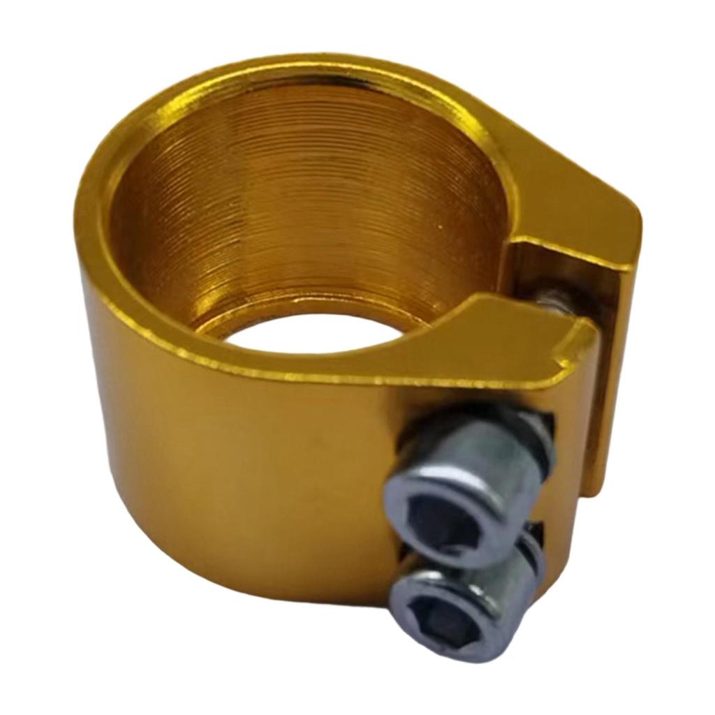 Bicycle Seat Tube Clamp 28.6 Mm High Performance Lightweight Cycling Spare Part Replace Aluminum Alloy Road Bike Seatpost Clamp