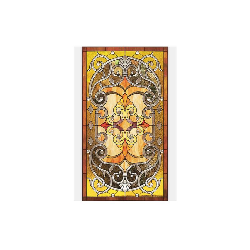 Индивидуальные цветные наклейки на стекло в европейском стиле для церкви, матовая оконная пленка, антибликовые наклейки на окна в ванной комнате, бумага