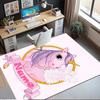Custom Name Unicorn Printed Carpet,Rug for Office Chair Living Room Bedroom Kitchen Room Decor Gifts.