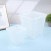 1Pc Square Mouth Meshpot Flower Pot Root Control Transparent Flower Pot For Phalaenopsis Orchid Planting With Stomata Pot