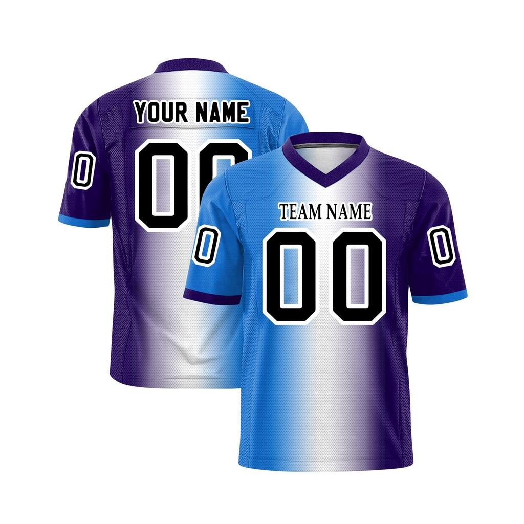 Custom Football Jerseys Personalized Printed Team Name & Number Sports Uniform For Men Women Youth