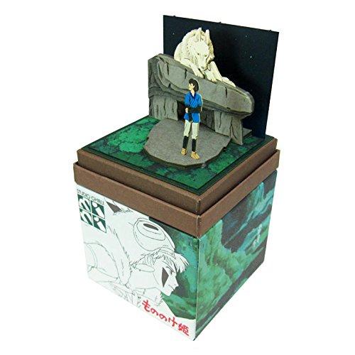 Sankei Studio Ghibli Mini Princess Mononoke Moro & Ashitaka Non-Scale Papercraft MP07-42
