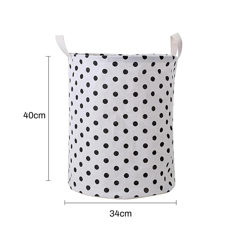 Большая корзина для белья, водонепроницаемая корзина для хранения грязной одежды, корзина для игрушек, хлопковая льняная ткань, переносная корзина для грязной одежды, органайзер для комнаты