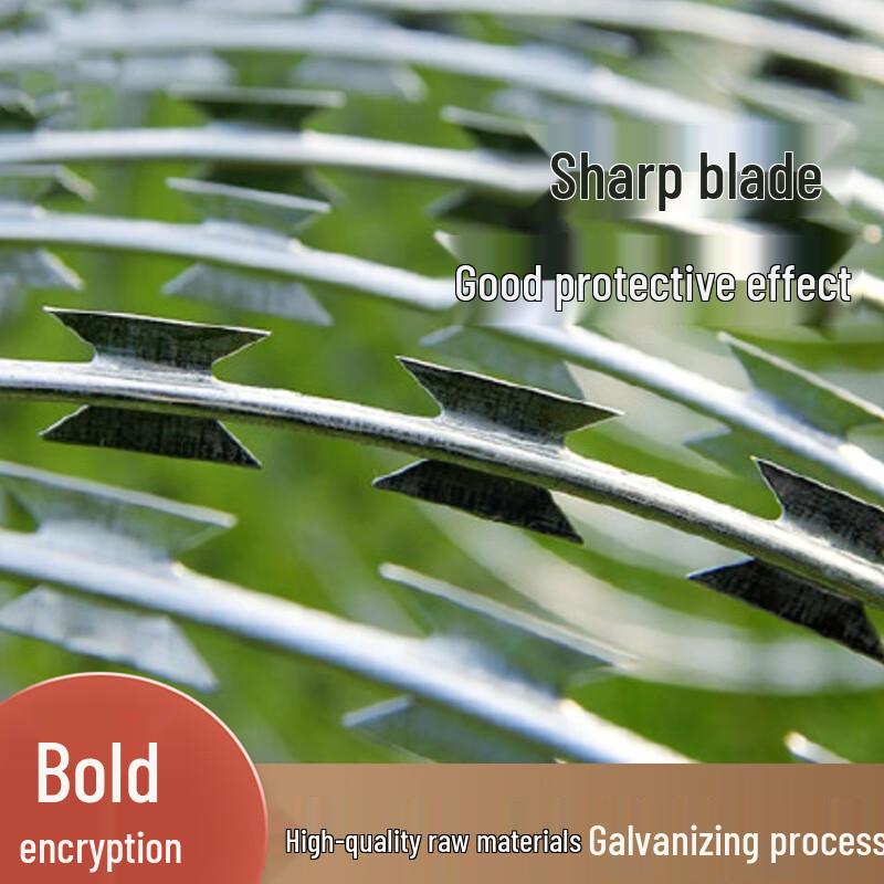 Galvanized Razor Wire Security Fencing