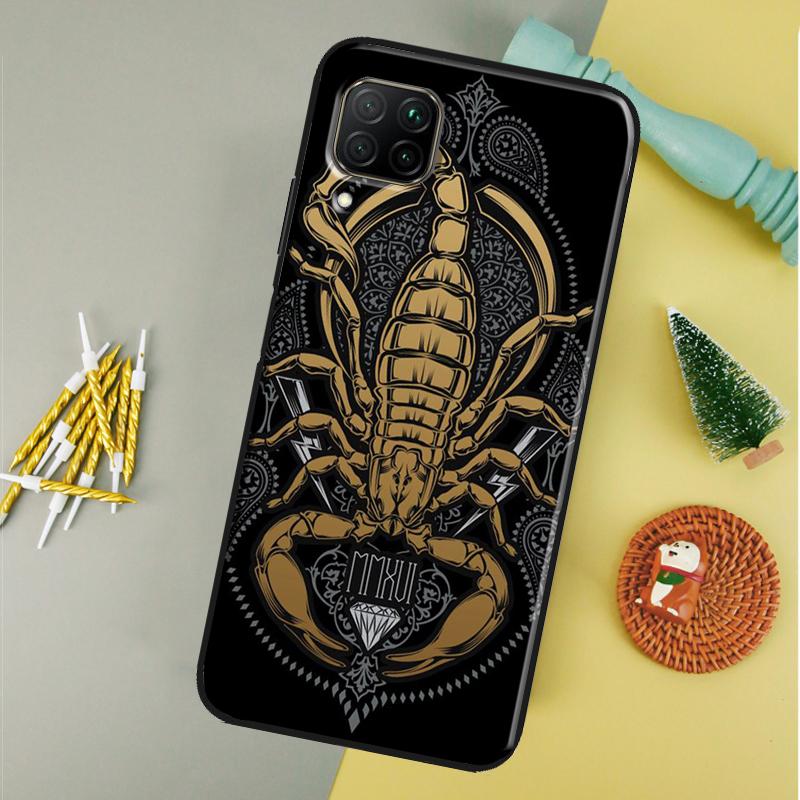 Scorpion For Huawei P20 P40 Lite P60 P30 Pro Nova 5T 12s 12i 11i Y90 Y70 Y60 Y61 Y91 Y72 9 10 SE Case