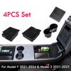 For Tesla Model Y/3 Center Console Organizer Tray Armrest Storage Box Hidden Cubby Drawer Fit 2021-2024 Model Y 2021-2023 Model3