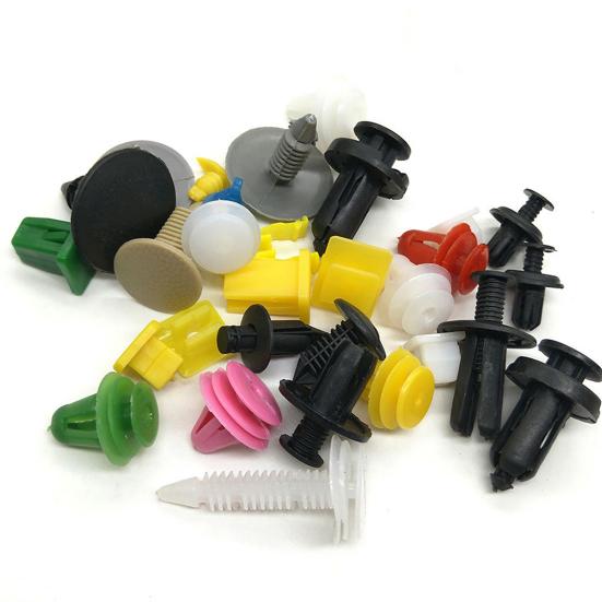 200Pcs Universal Mixed Color Car Fastener Bumper Door Panel Clips Rivets for Trains