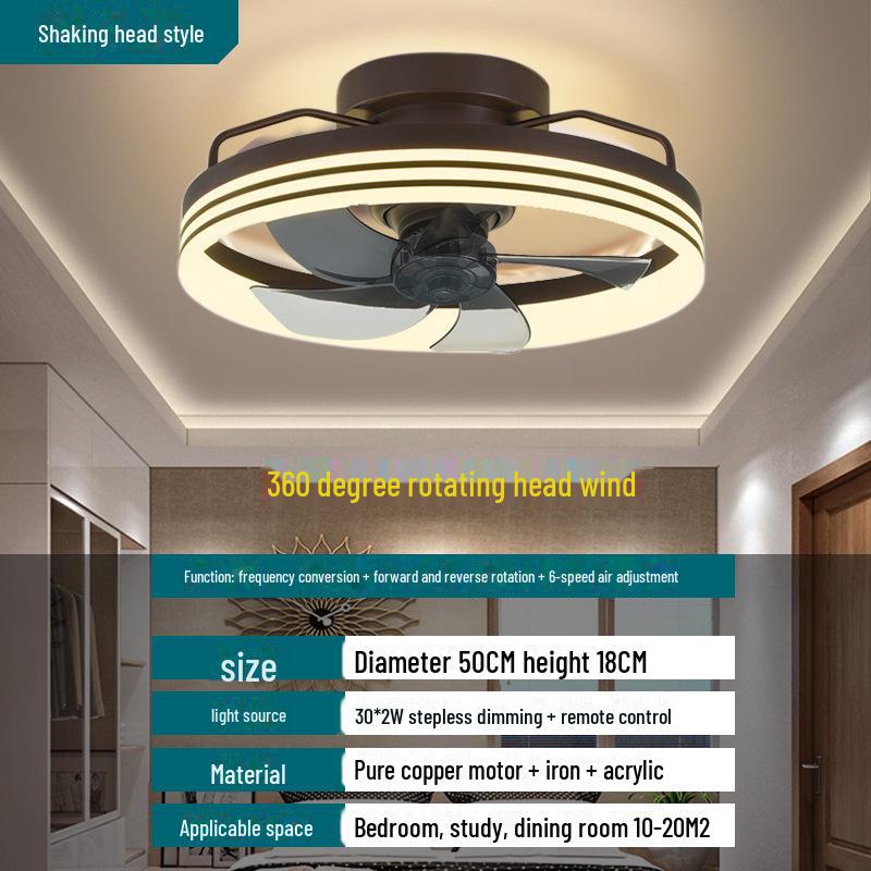 Ретро промышленный светодиодный потолочный вентилятор с инвертором