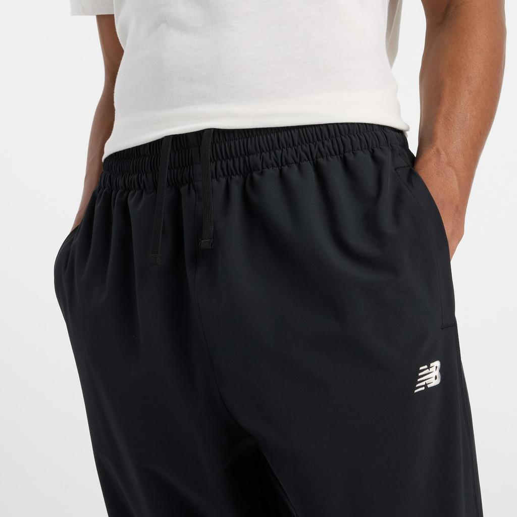 Трикотажные брюки джоггеры Woven Tracks BK [New Balance] Мужские (AMP51205) (черный)