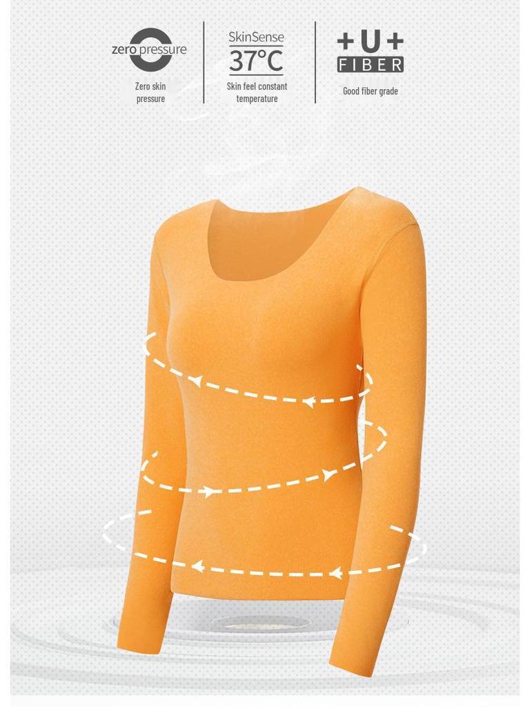 Женский бесшовный теплый жилет большого размера с облегающим силуэтом - Матовый материал для осени и зимы, Базовый топ с высокой эластичностью