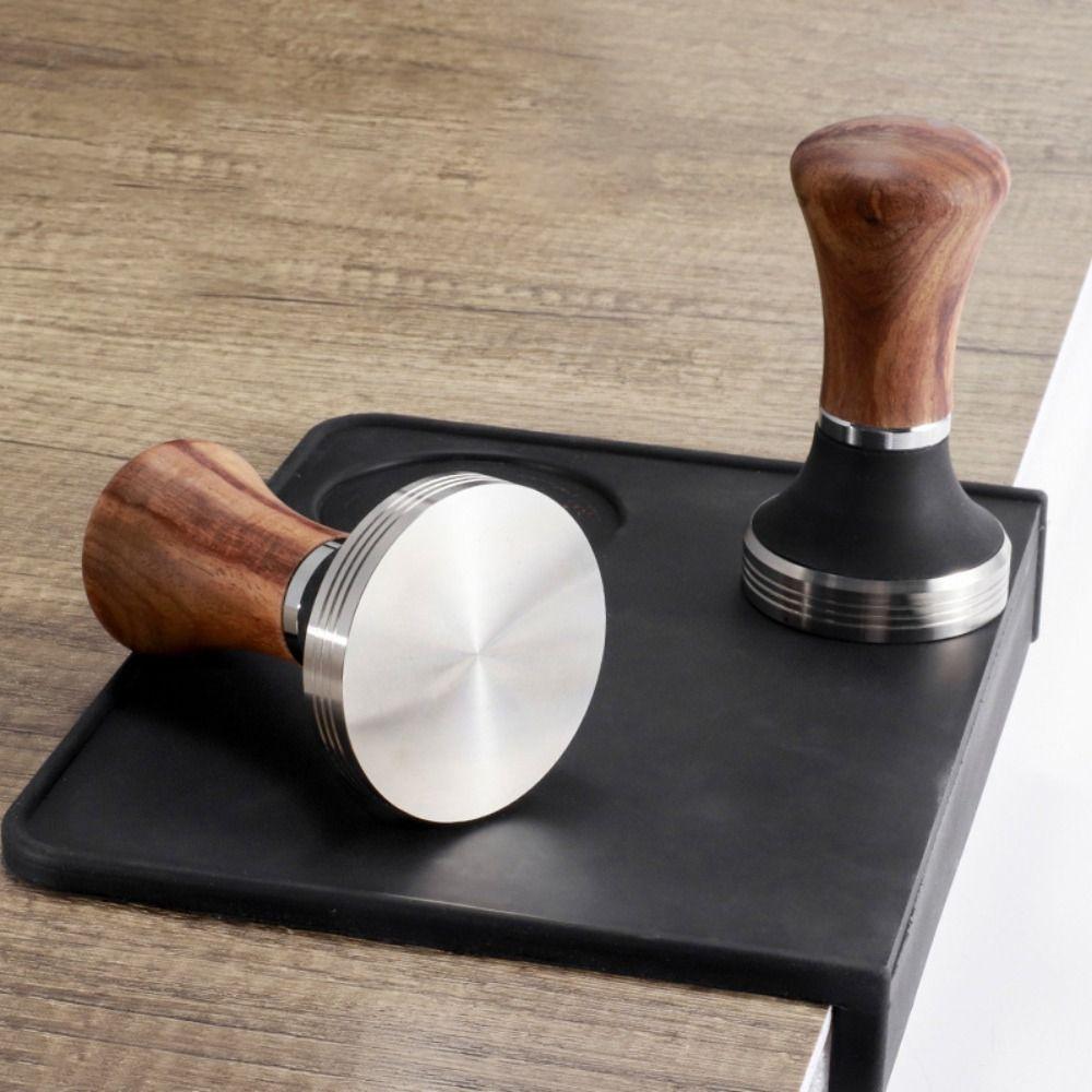 Walnut Handle Coffee Powder Pressing Hammer Coffee Powder Distributor Leveler Tool Cafe