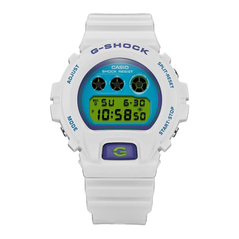 Casio Мужские часы G-SHOCK, смола, водостойкость 200 м, цифровые, ударопрочные, кварцевые, DW-6900RCS-7