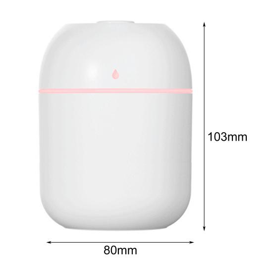 USB Humidifier Portable Mute Humidification 220ML Mist Maker with LED Night Lamp for Home
